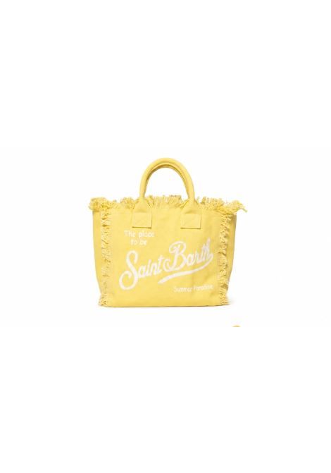 Borsa Mini in canvas SAINT BARTH | VAMI001 VANITY MINI00766L 92 LIGHT YELLOW